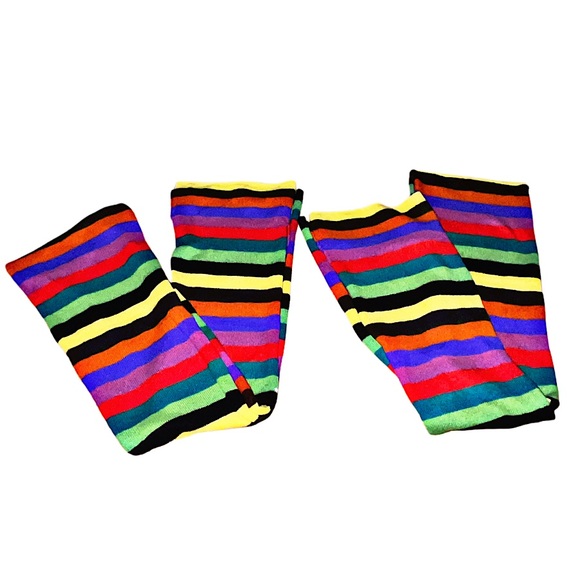 Authentic Louis Vuitton 2014/15 Himalaya Color Block Cashmere Scarves (a pair) - Picture 5 of 10